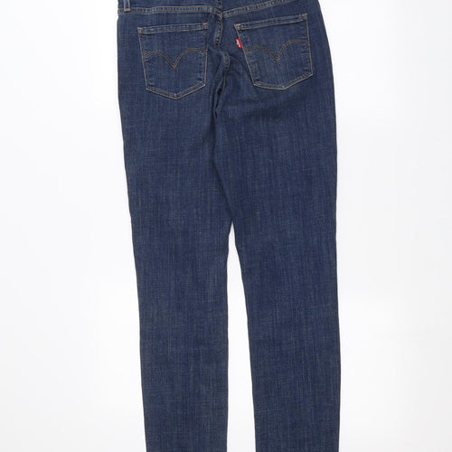 Levi's Womens Blue  Denim Skinny Jeans Size 28 in L30 in