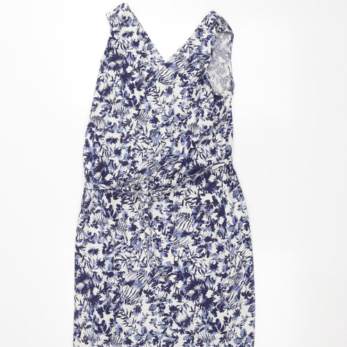Papaya Womens White Floral  A-Line  Size 10