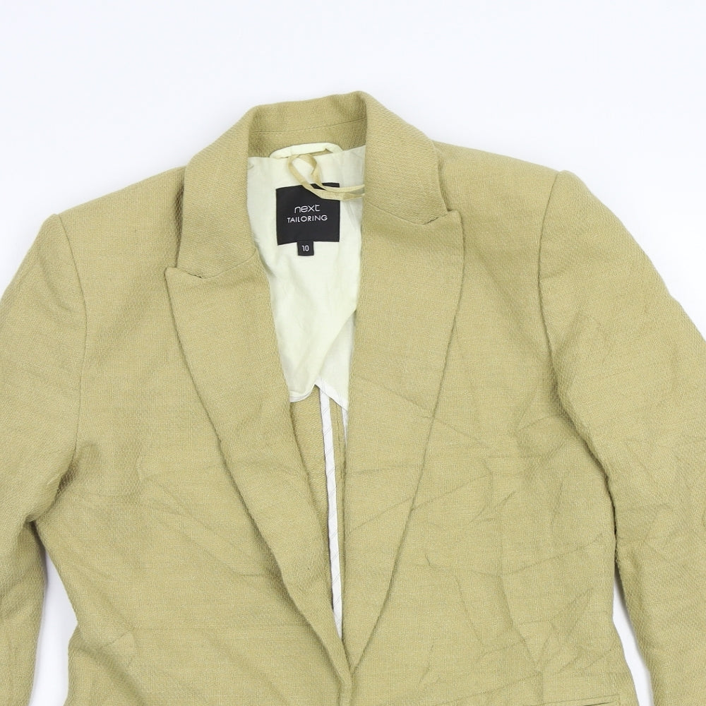 NEXT Womens Beige   Jacket Blazer Size 10