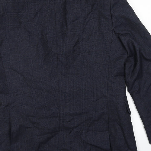 Hammond & Co. Mens Blue Check  Jacket Blazer Size 42