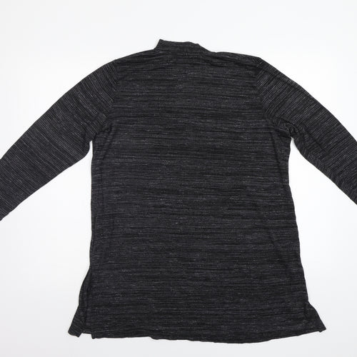Papaya Womens Black Striped  Basic Blouse Size 18