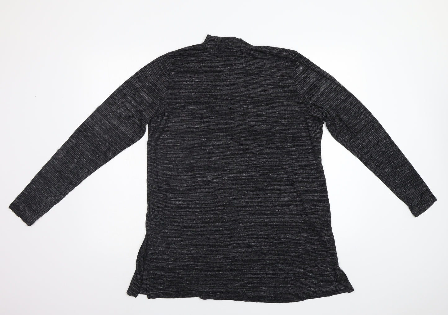 Papaya Womens Black Striped  Basic Blouse Size 18