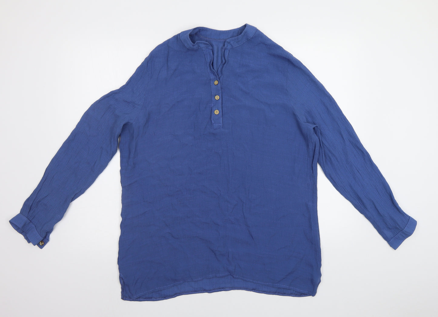 Preworn Womens Blue   Basic Blouse Size 2XL