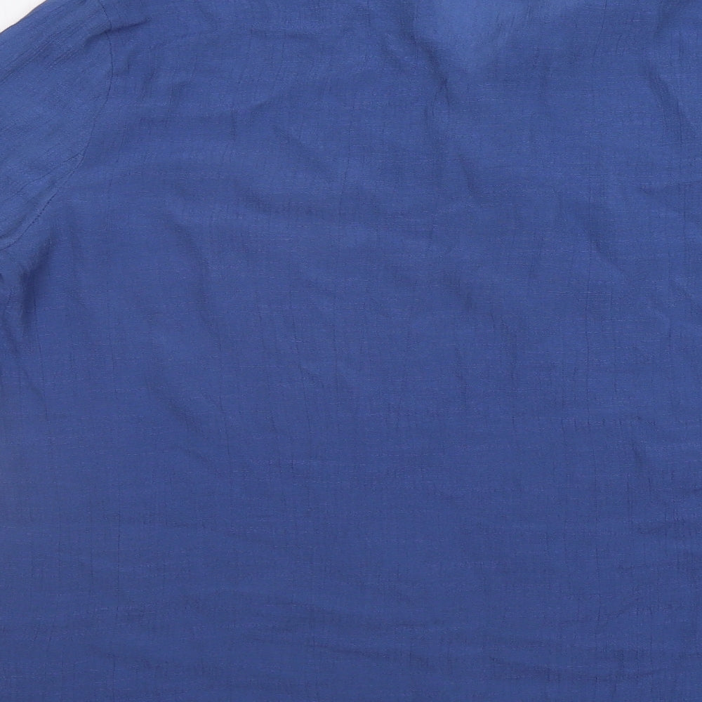 Preworn Womens Blue   Basic Blouse Size 2XL