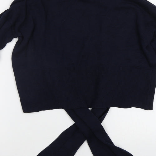 VILA Womens Blue   Cape Jumper Size M