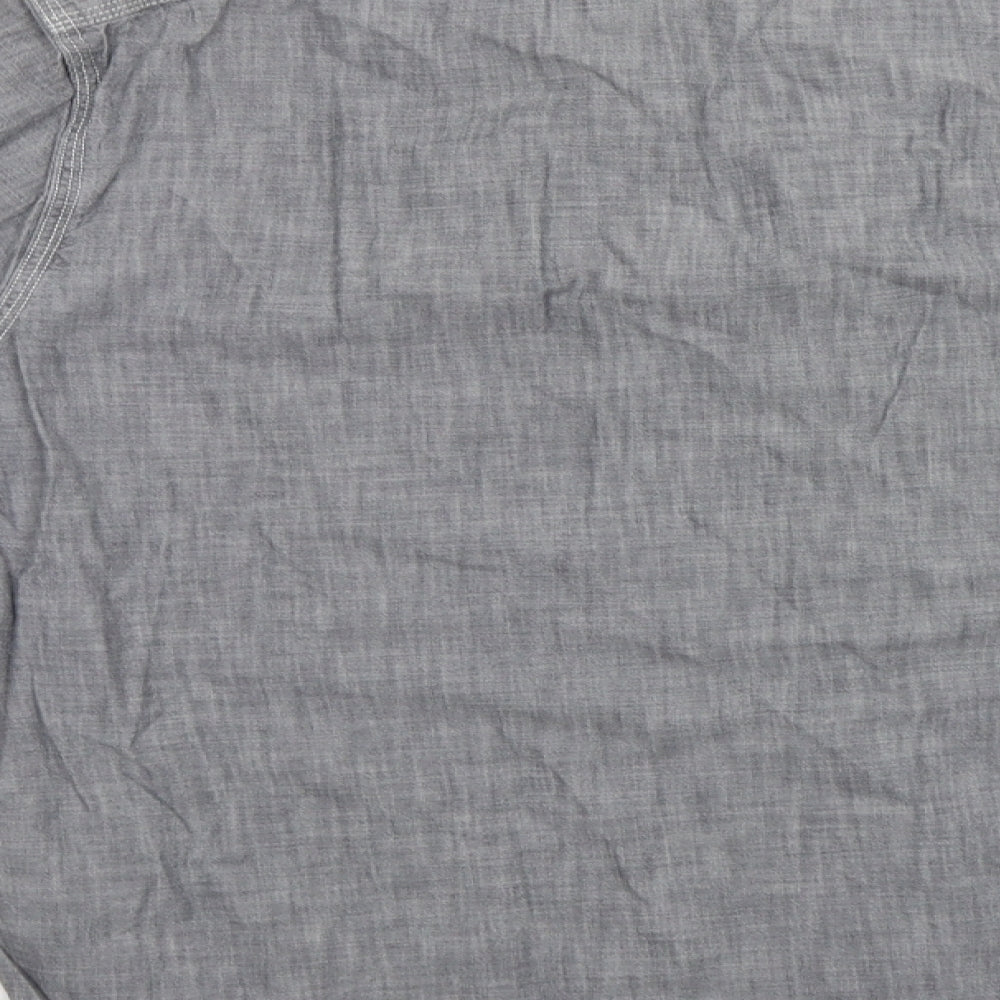 Gap Mens Grey    Button-Up Size L