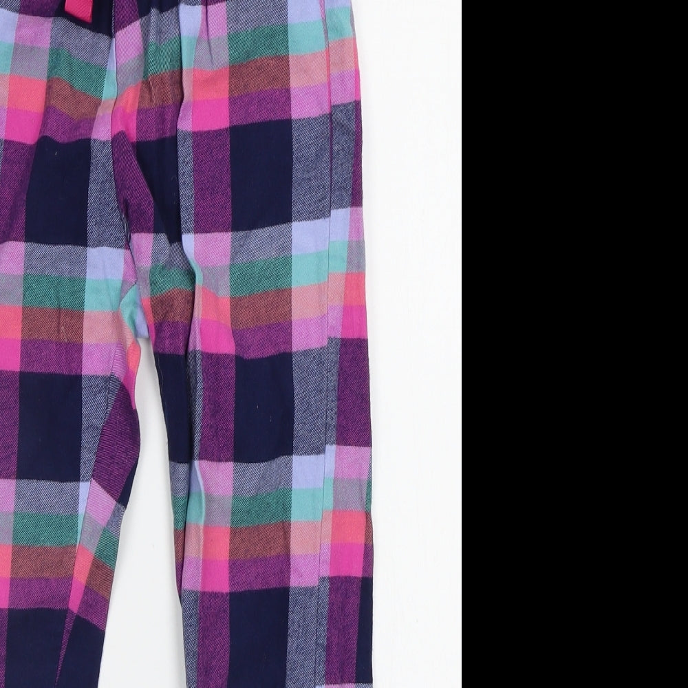 NEXT Girls Multicoloured Check   Pyjama Pants Size 7-8 Years