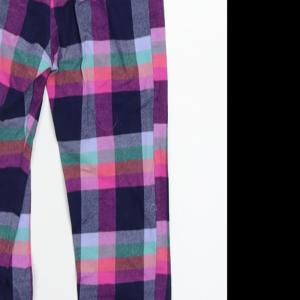 NEXT Girls Multicoloured Check   Pyjama Pants Size 7-8 Years