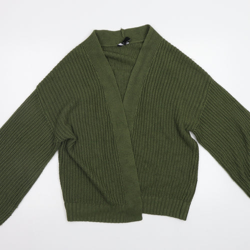 New Look Womens Green   Cardigan Jumper Size M