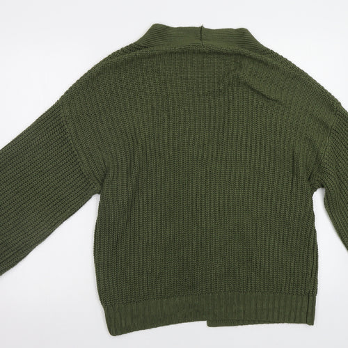 New Look Womens Green   Cardigan Jumper Size M