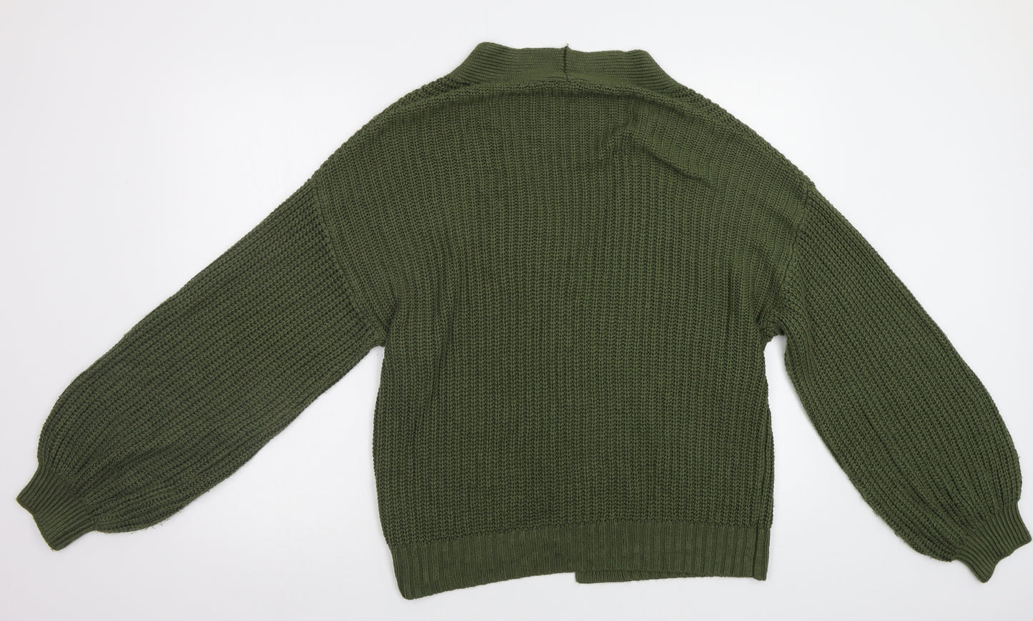 New Look Womens Green   Cardigan Jumper Size M