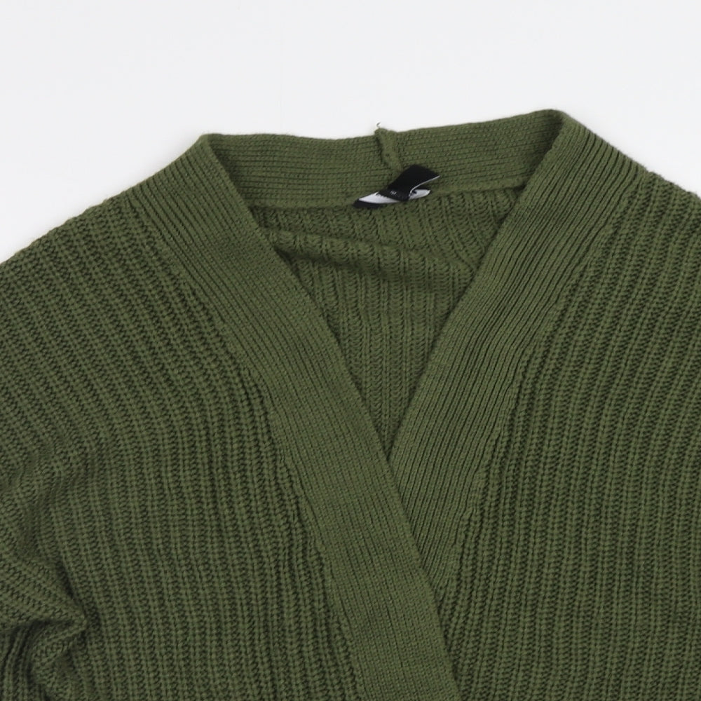 New Look Womens Green   Cardigan Jumper Size M