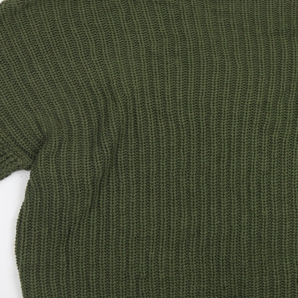New Look Womens Green   Cardigan Jumper Size M