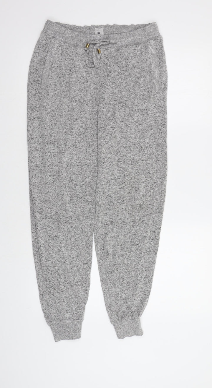 F&F Womens Grey Jogger Trousers Size 8 L27 in - Elasticated Waist