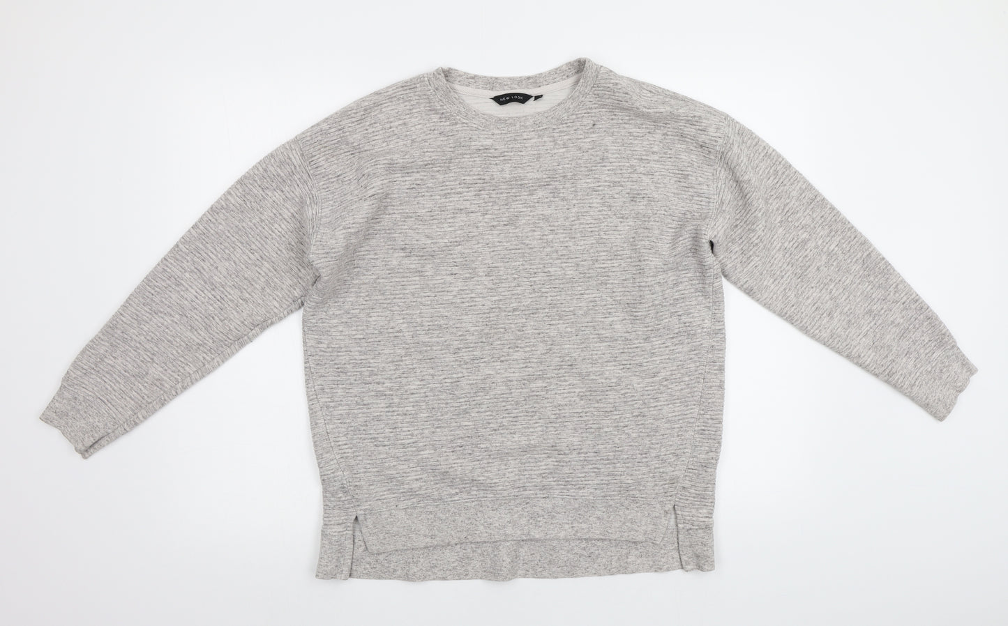 New Look Womens Grey   Pullover Sweatshirt Size 10