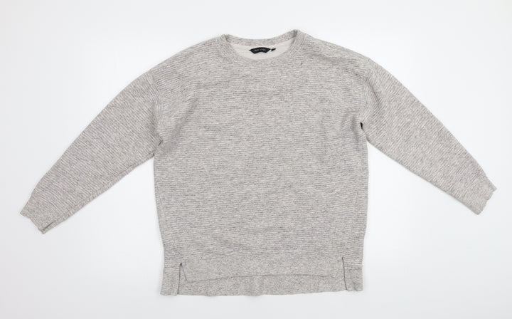 New Look Womens Grey   Pullover Sweatshirt Size 10