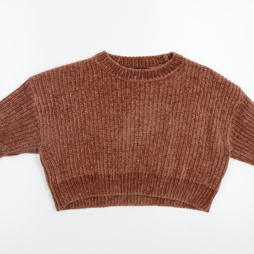 New Look Girls Brown   Pullover Jumper Size 12 Years