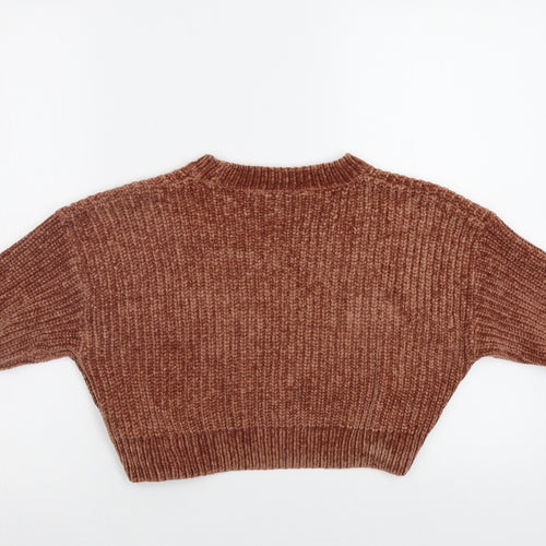 New Look Girls Brown   Pullover Jumper Size 12 Years