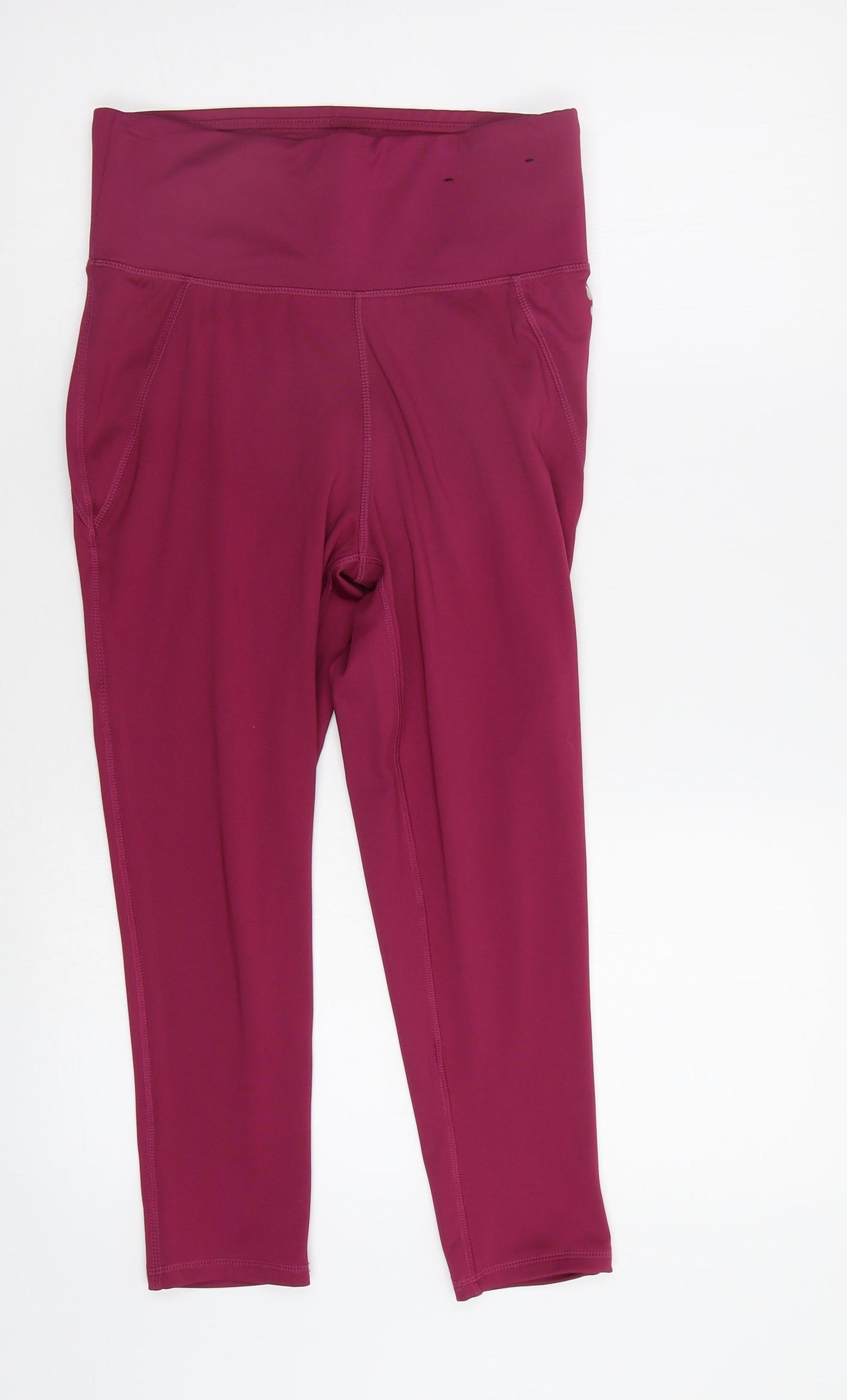 TU Womens Pink   Capri Leggings Size 10 L23 in