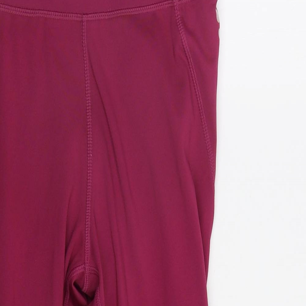 TU Womens Pink   Capri Leggings Size 10 L23 in