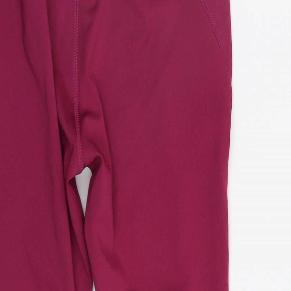 TU Womens Pink   Capri Leggings Size 10 L23 in