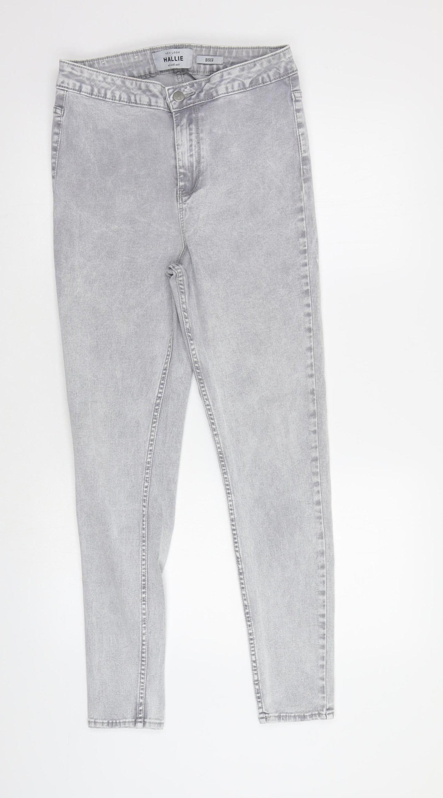 New Look Womens Grey   Skinny Jeans Size 12 L29 in