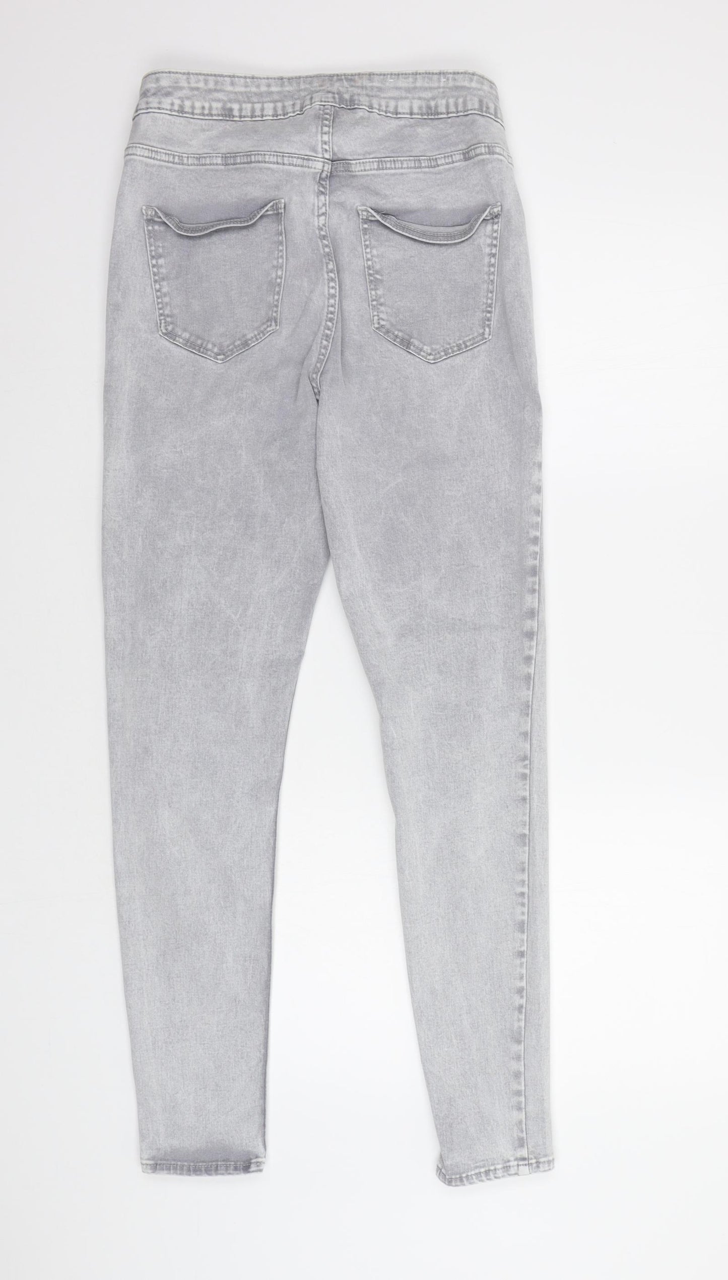 New Look Womens Grey   Skinny Jeans Size 12 L29 in
