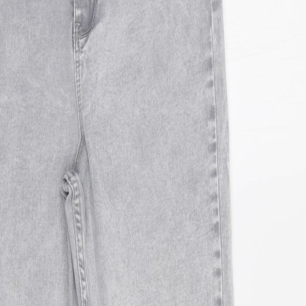 New Look Womens Grey   Skinny Jeans Size 12 L29 in
