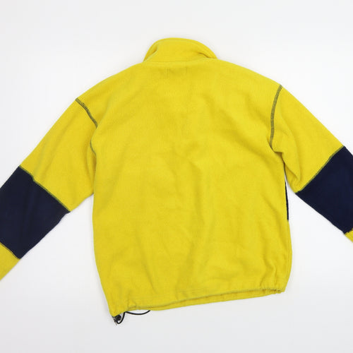 WPS Womens Yellow Striped  Pullover Sweatshirt Size M
