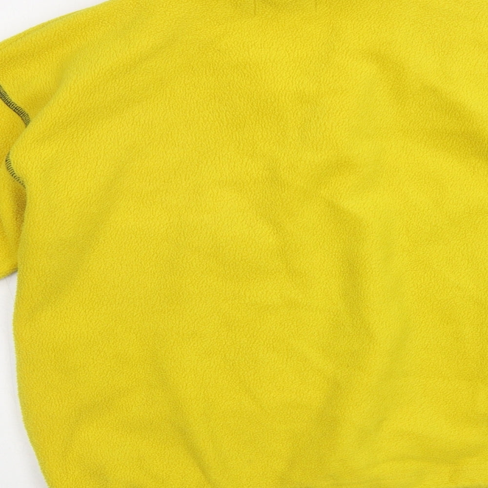 WPS Womens Yellow Striped  Pullover Sweatshirt Size M