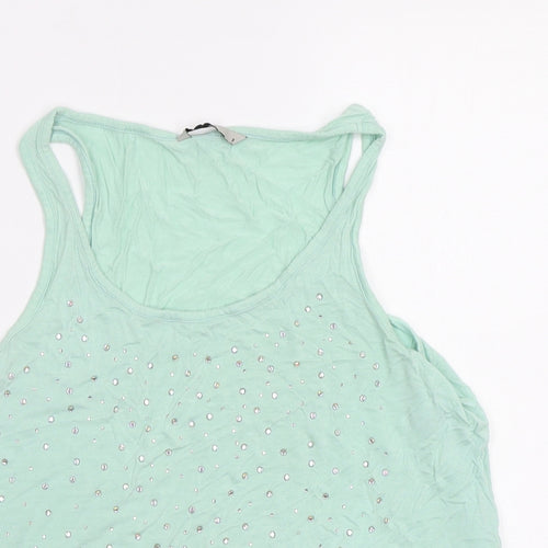 TU Womens Green   Basic Tank Size 8