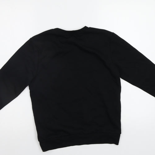 George Boys Black   Pullover Sweatshirt Size 9-10 Years
