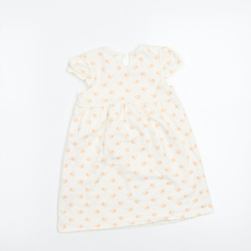 George Baby White Geometric  A-Line  Size 18-24 Months