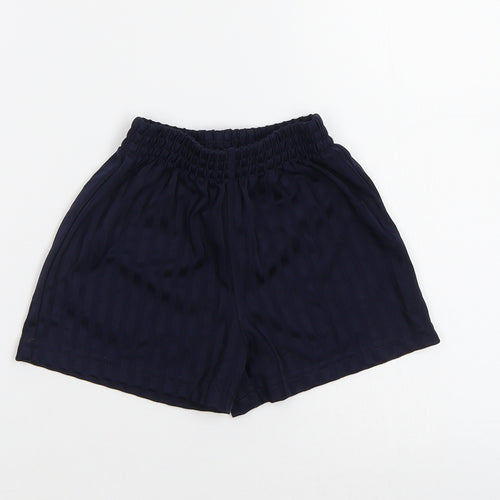 George Boys Blue Striped  Sweat Shorts Size 3-4 Years