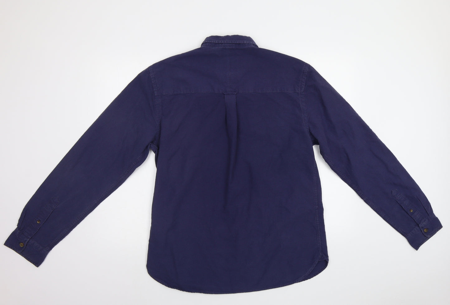 The Academy Brand Mens Blue    Button-Up Size XL