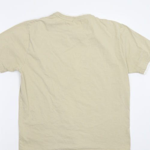 George Mens Beige    T-Shirt Size M