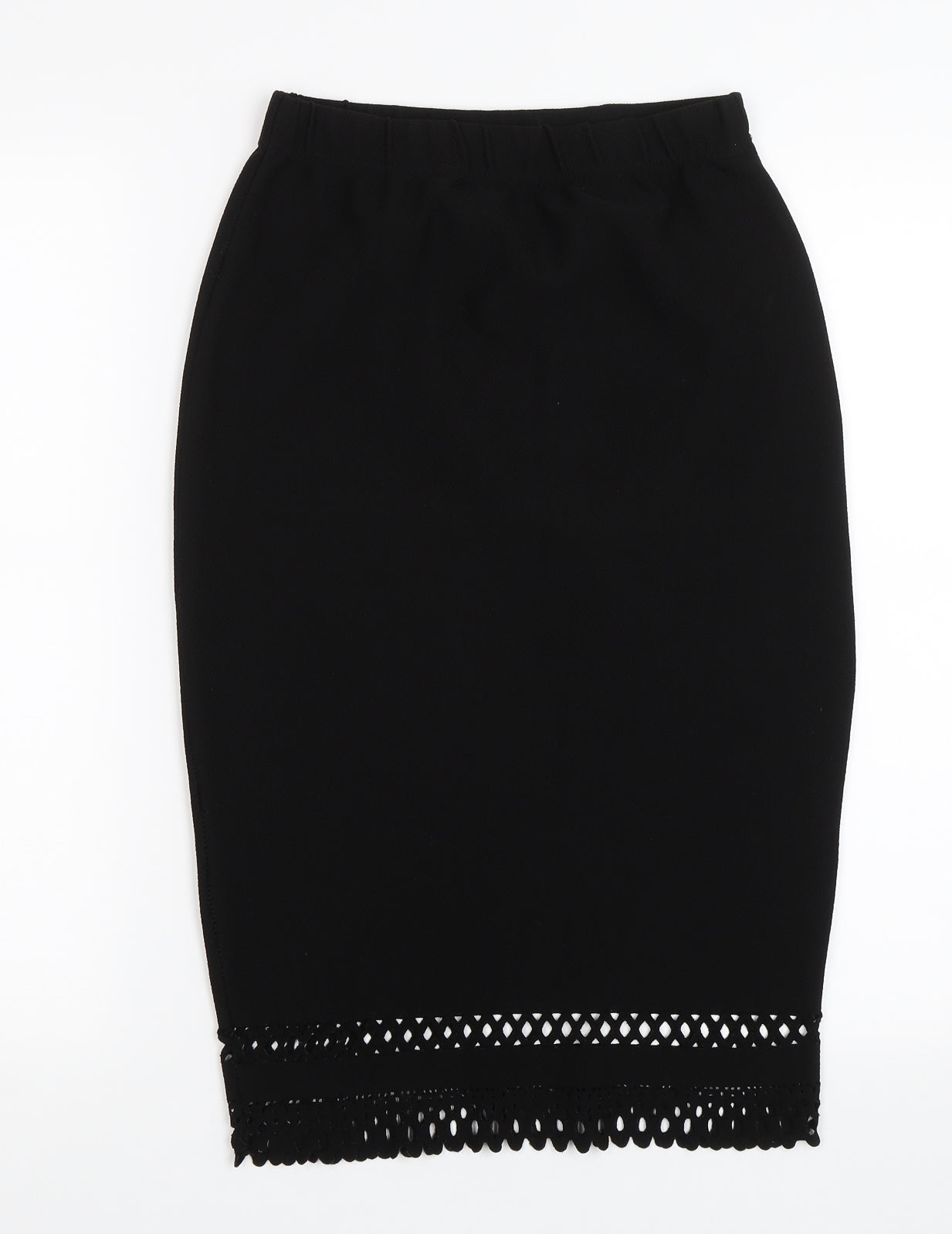 Miss Look Womens Black   Straight & Pencil Skirt Size 14