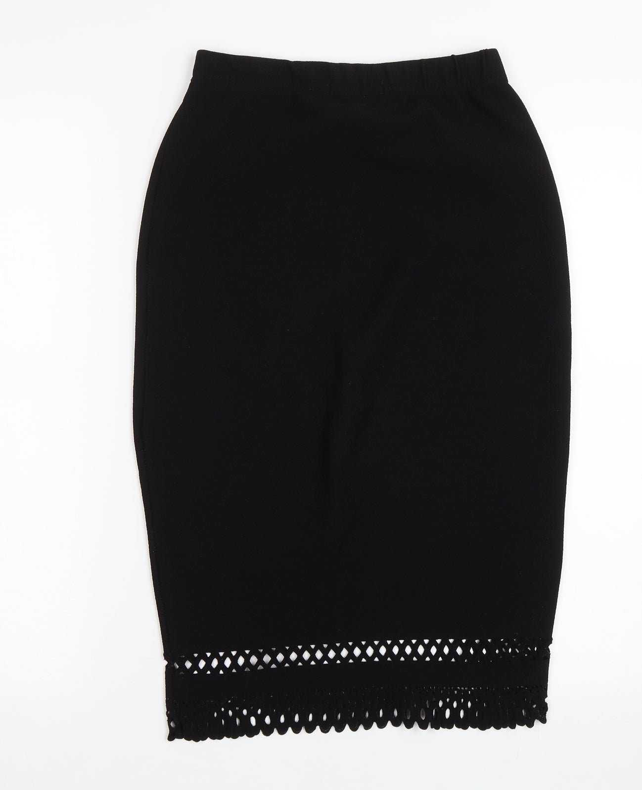 Miss Look Womens Black   Straight & Pencil Skirt Size 14