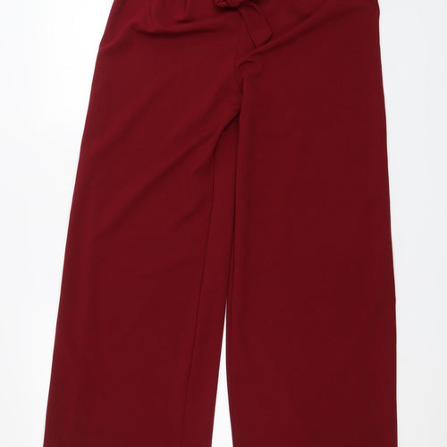 Femme Luxe Womens Red   Trousers  Size 37 in L29 in