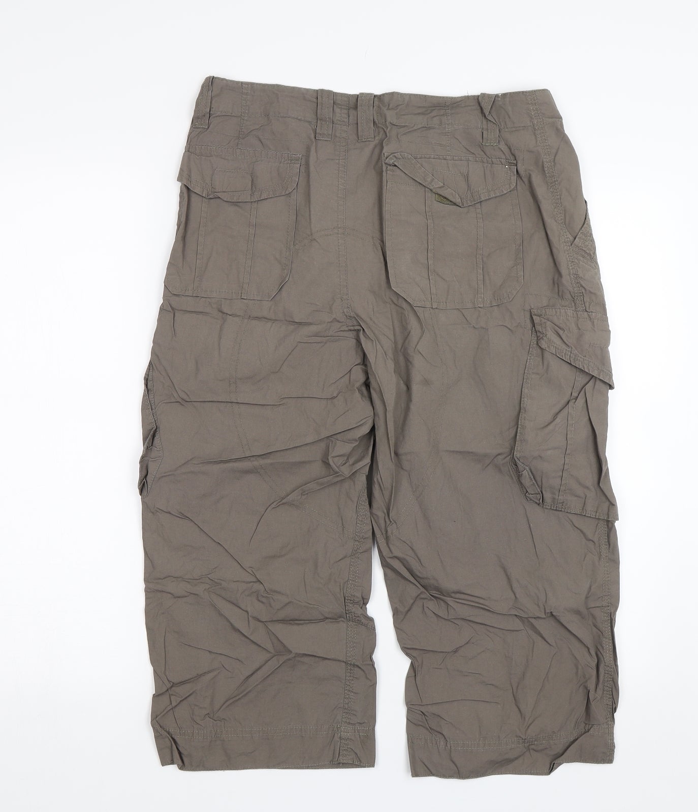 Cherokee Mens Brown   Cargo Shorts Size 30 in - Inside leg: 18inches