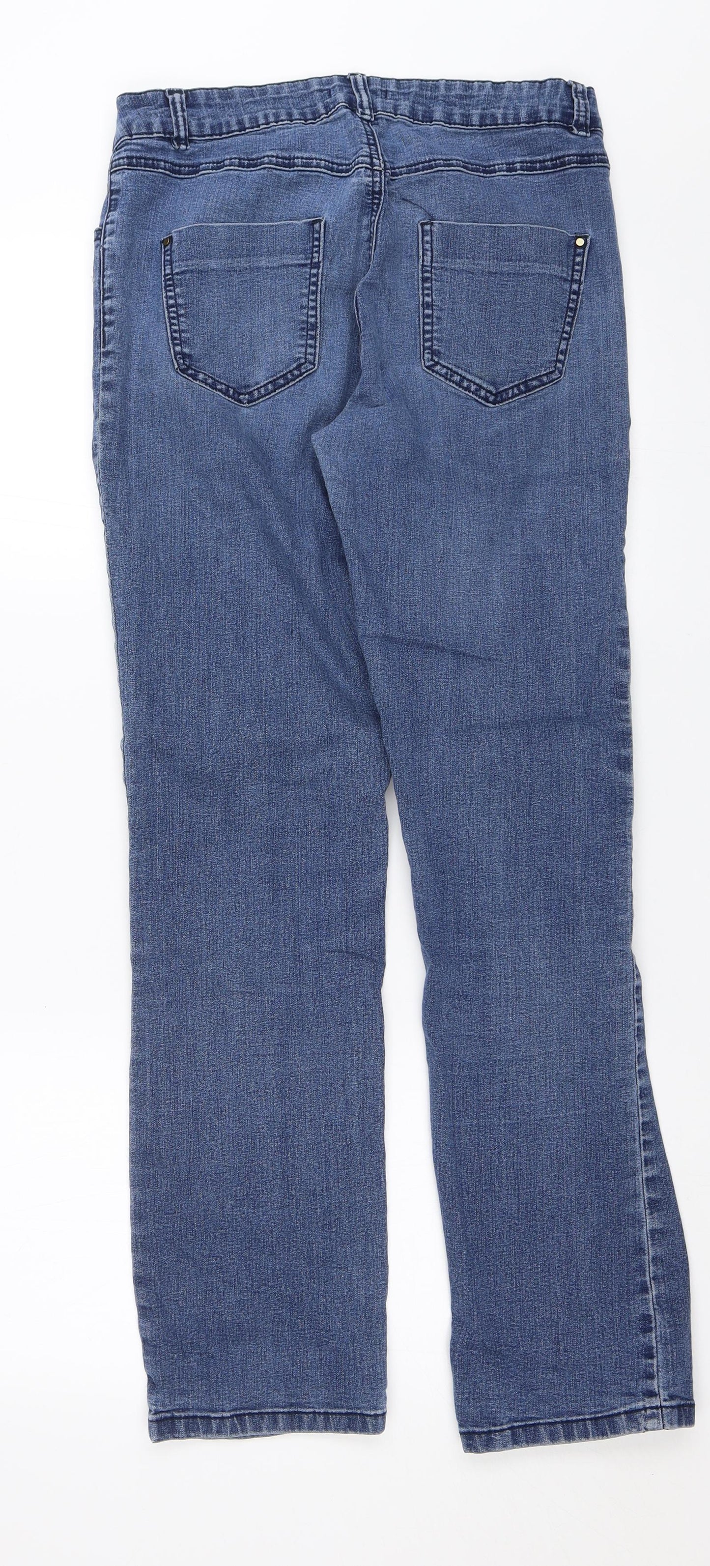 TU Womens Blue   Straight Jeans Size 12 L29 in