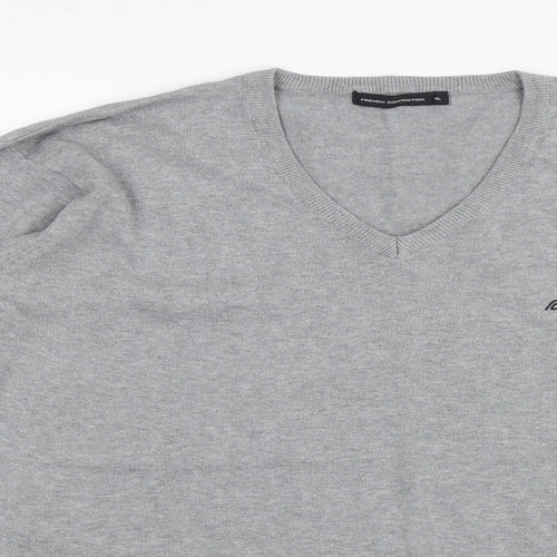 French Connection Mens Grey   Pullover Jumper Size XL