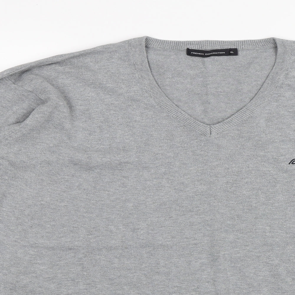 French Connection Mens Grey   Pullover Jumper Size XL