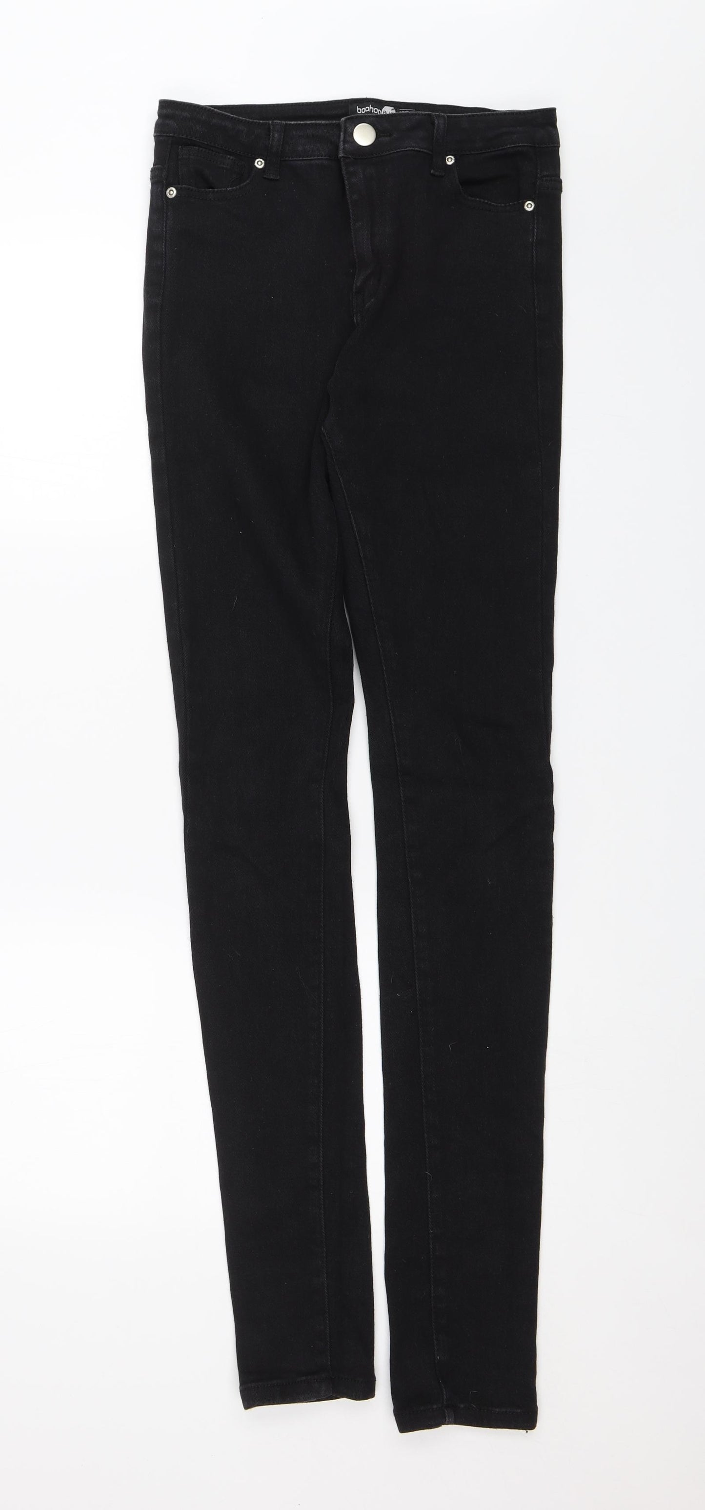 Boohoo Womens Black   Skinny Jeans Size 8 L33 in