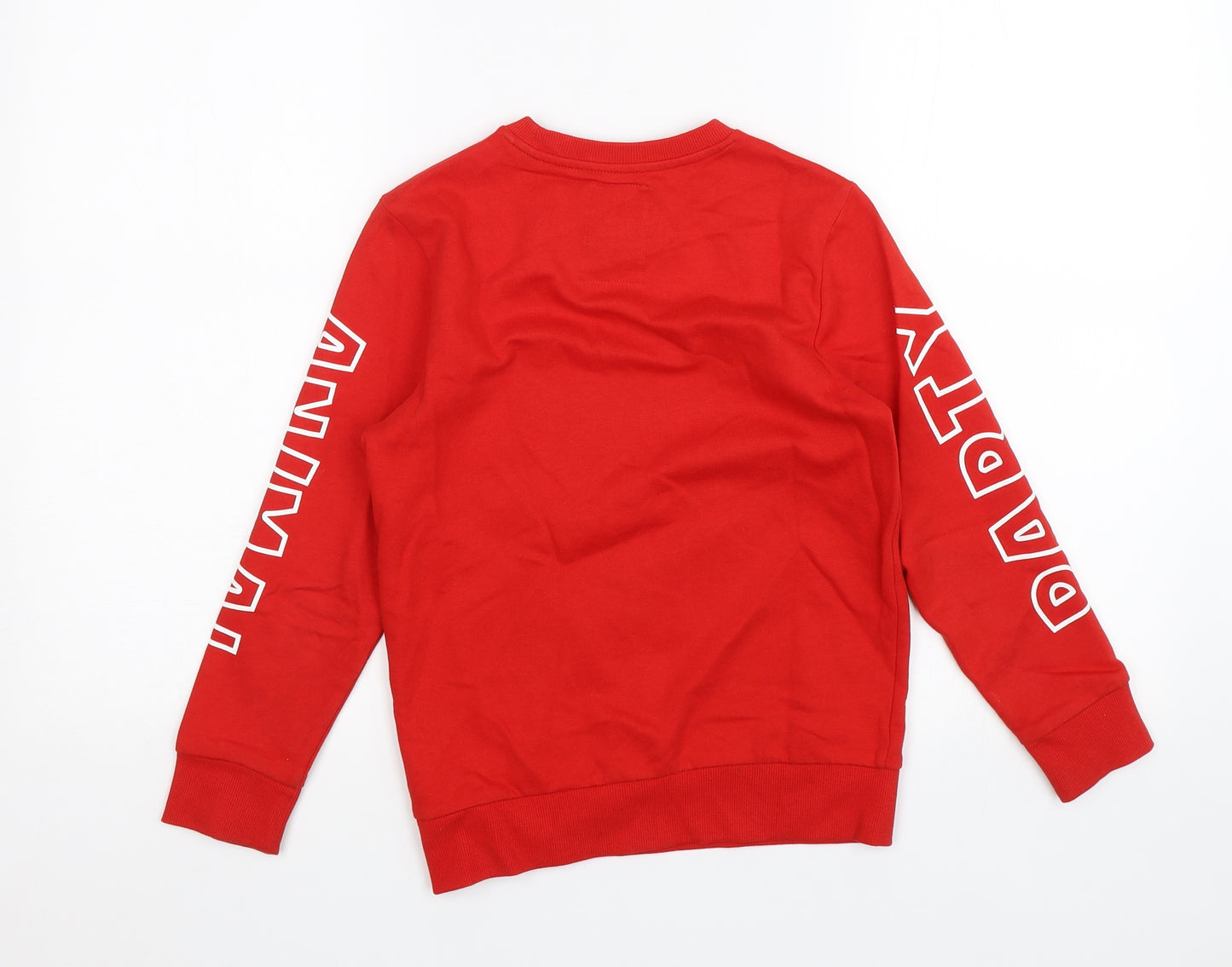 F&F Boys Red   Pullover Jumper Size 7-8 Years  - Christmas jumper