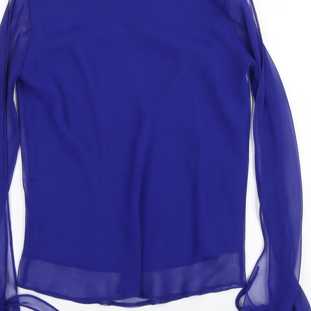 Dorothy Perkins Womens Blue   Basic Blouse Size 8