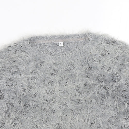 M&S Girls Grey   Pullover Jumper Size 8-9 Years