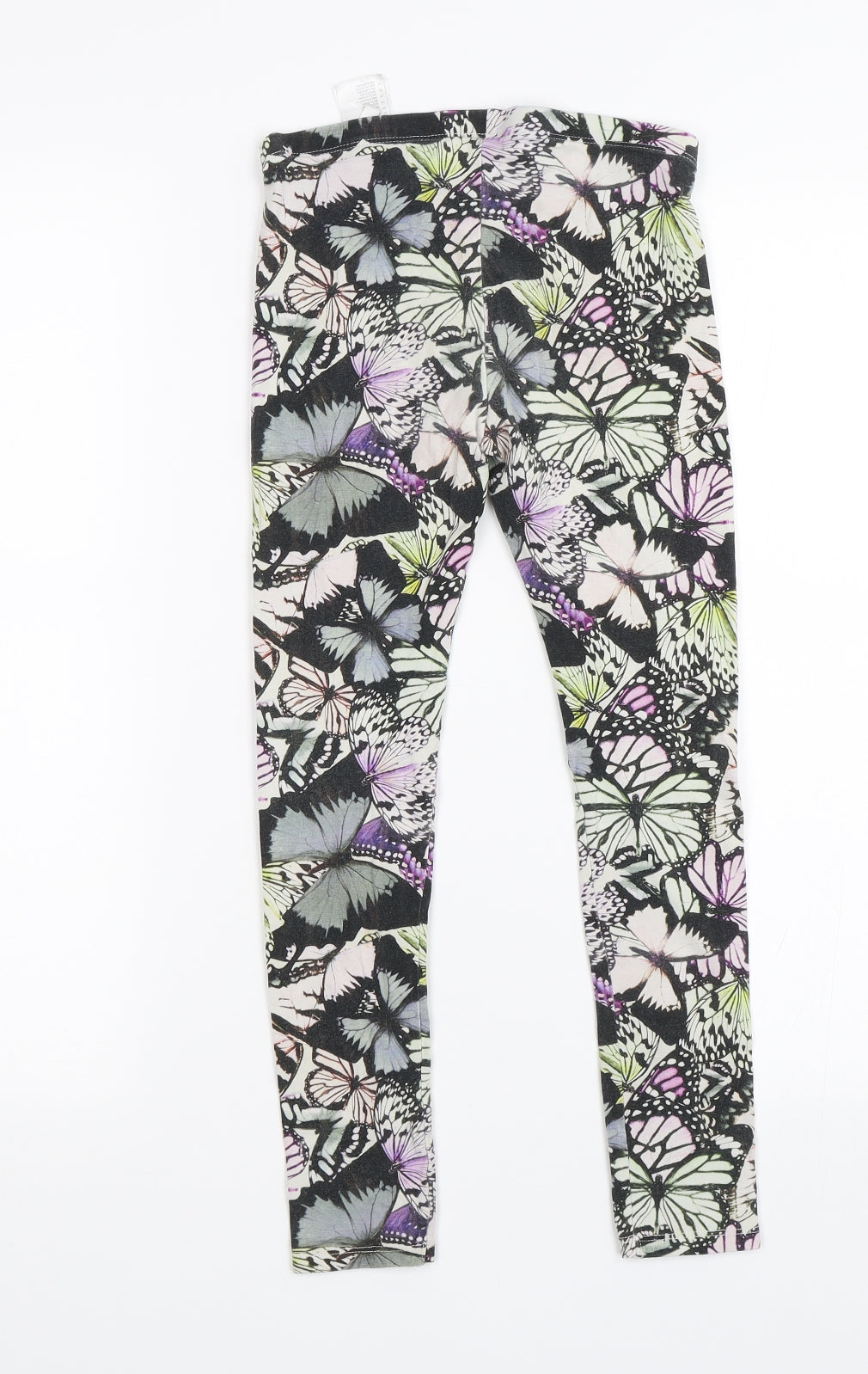 H&M Girls Green   Jegging Trousers Size 10 Years - Butterflies Leggings
