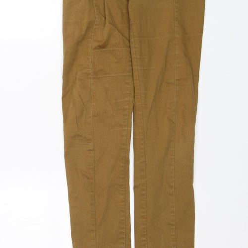 H&M Womens Brown   Jegging Trousers Size 8 L27 in
