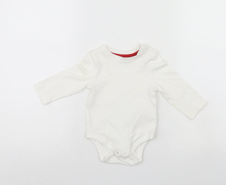 Blue Zoo Baby White   Romper One-Piece Size 3-6 Months
